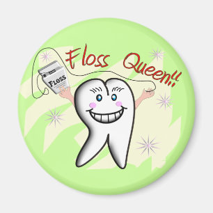Aimant T-shirts et cadeaux "Reine de la peau" pour dentis