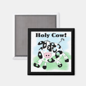 Aimant T-shirts et cadeaux saints de vache (Recto/Verso)