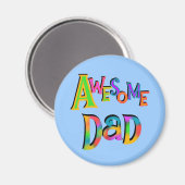 Aimant T-shirts et cadeaux superbes papa (Recto/Verso)