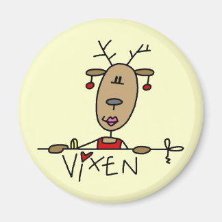 Aimant T-shirts et cadeaux Vixen Reindeer