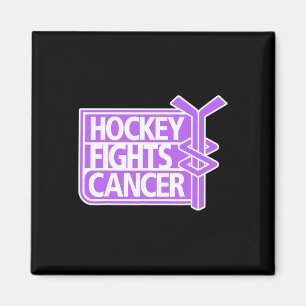 Aimant T-shirts Hockey Se Bat Contre le Cancer Adulte Uni