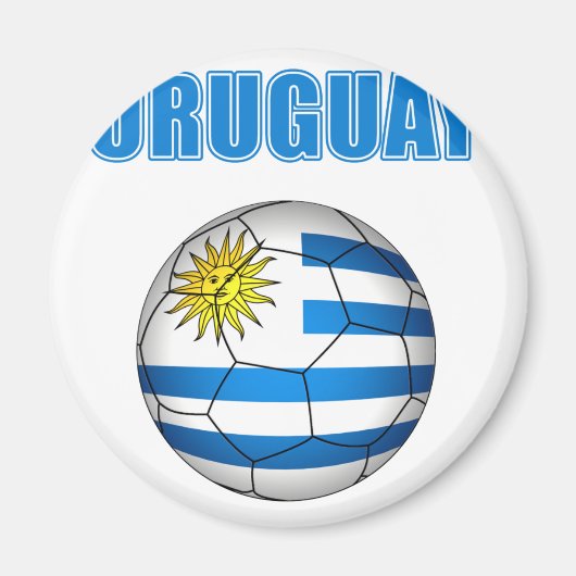 Aimant T-shirts Uruguay Socccer 2010 (Devant)