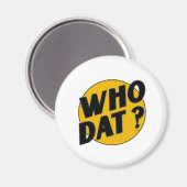 Aimant T-shirts Who Dat (Recto/Verso)