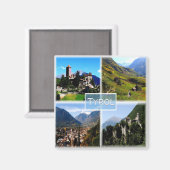 Aimant TAA001 TYROL - TrentIno Alto Adige Italy - Fridge (Recto/Verso)