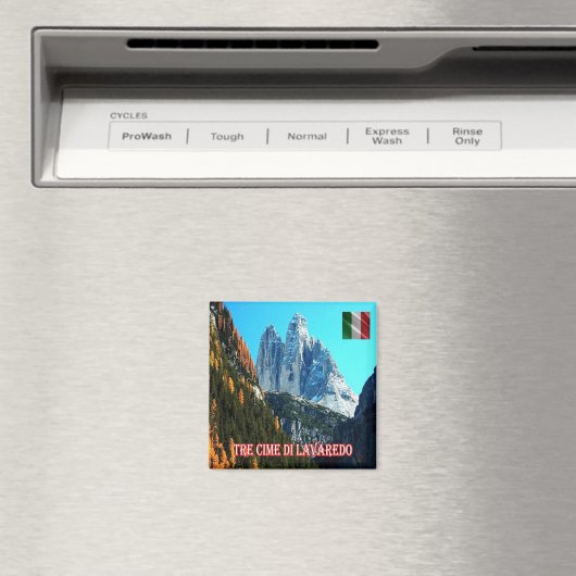Aimant TAA015 3 PEACKS OF LAVAREDO - Italy - Fridge (In Situ (Lave-vaisselle))