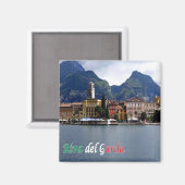 Aimant TAA025 RIVA DEL GARDA, panorama, Frigo (Recto/Verso)