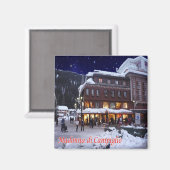Aimant TAA035 MADONNA DI CAMPIGLIO Avec Neige - Réfrigéra (Recto/Verso)