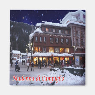 Aimant TAA035 MADONNA DI CAMPIGLIO Avec Neige - Réfrigéra