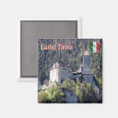 Aimant TAA053 CHÂTEAU TYROL, Trentin Alto Adige, Réfrigér (Recto/Verso)