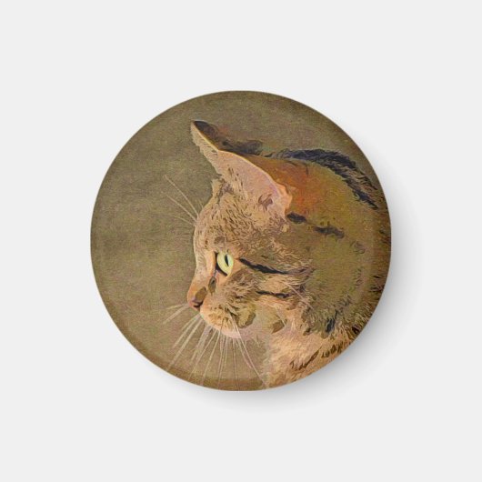 Aimant Tabby Cat (Devant)