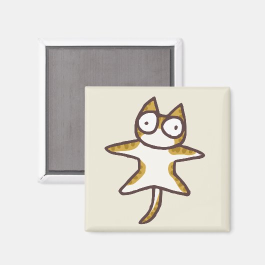 Aimant Tabby Cat (Recto/Verso)