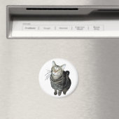 Aimant tabby cat (In Situ (Lave-vaisselle))