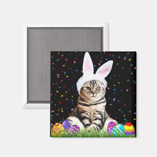 Aimant Tabby de Pâques (Recto/Verso)