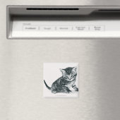 Aimant Tabby Kitten (In Situ (Lave-vaisselle))
