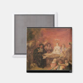 Aimant Table de la mariée et de la mariée (Recto/Verso)