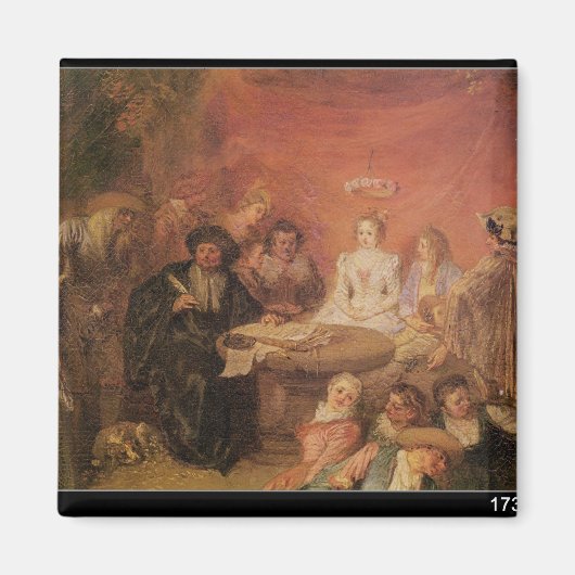 Aimant Table de la mariée et de la mariée (Devant)