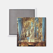 Aimant Table et statue de Louis XV (Recto/Verso)