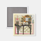 Aimant Table Mah Jongg (Recto/Verso)