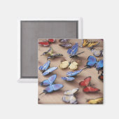 Aimant Table pleine de papillons (Recto/Verso)