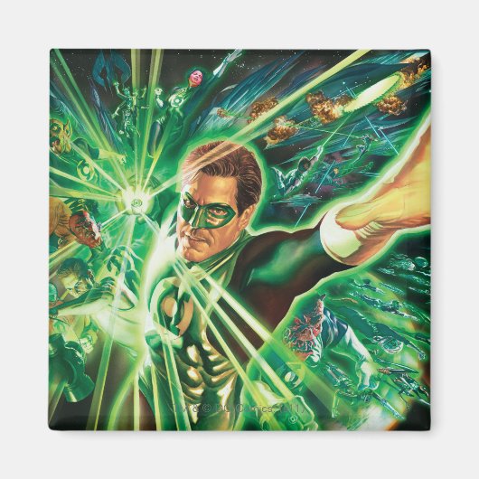 Aimant Tableau à lanterne verte (Devant)