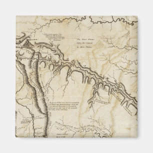 Aimant Tableau de la partie interne de la Louisiane