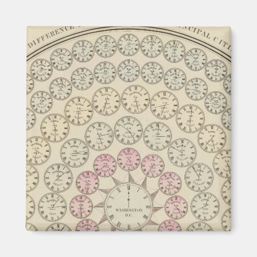 Aimant Tableau horaire (Devant)