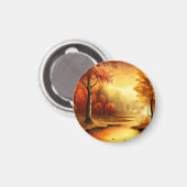 Aimant Tableau Paysage Automne-87546 (Recto/Verso)