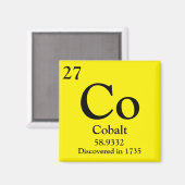Aimant Tableau périodique Cobalt (Recto/Verso)