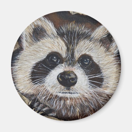 Aimant Tableau Raccoon (Devant)