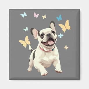 Aimant Tableau vectoriel français Bulldog adorable animal