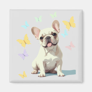 Aimant Tableau vectoriel français Bulldog adorable animal