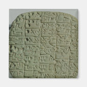 Aimant Tablet avec script cuneiform (Devant)