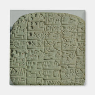 Aimant Tablet avec script cuneiform