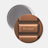 Aimant Tablet chocolat (Recto/Verso)