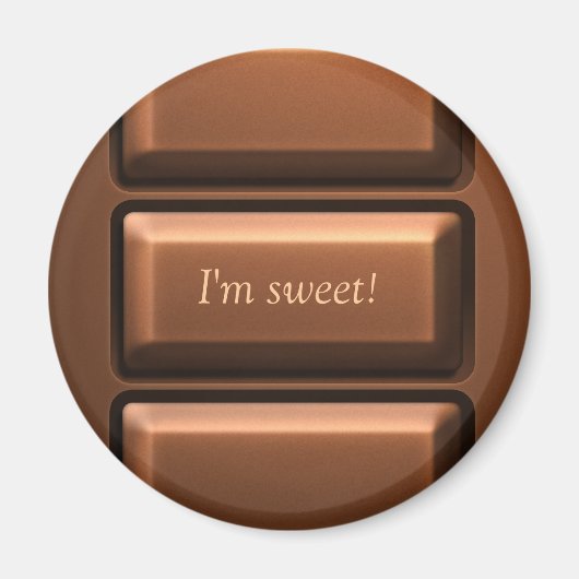 Aimant Tablet chocolat (Devant)