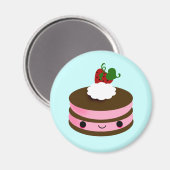 Aimant Tabu Japan Cake Line - Rose (Recto/Verso)