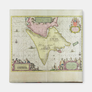 Aimant Tabula Magellanica, Quatierrae del Fuego, plat 18