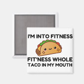 AIMANT TACO DE FITNESS DANS MA BOUTH FUNNY (Recto/Verso)