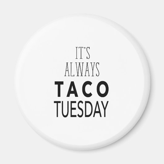 AIMANT TACO MARDI (Devant)