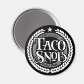 Aimant Taco Snob - amant amusant du taco (Recto/Verso)