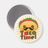 Aimant Taco Time (Recto/Verso)
