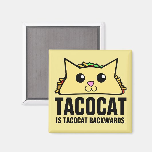 Aimant Tacocat à l'envers (Recto/Verso)