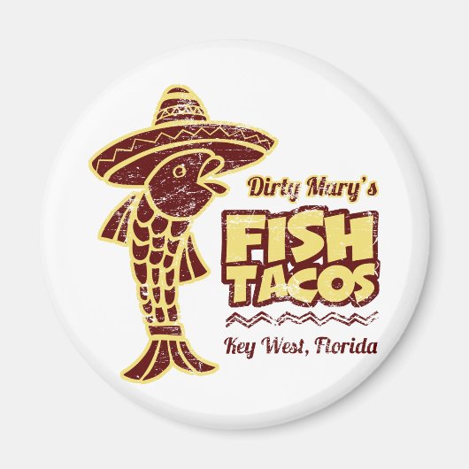 Aimant Tacos de poisson (Devant)