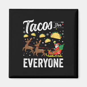 Aimant Tacos pour tout le monde Noël Taco drôle de Noël S