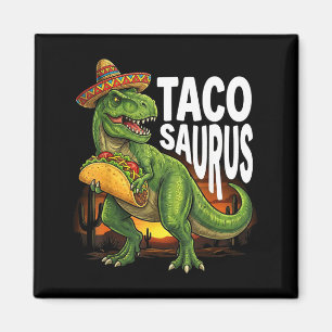 Aimant Tacosaurus taco dinosaure t rex drôle cinco de may