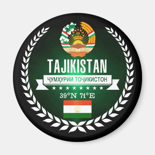 Aimant Tadjikistan (Devant)