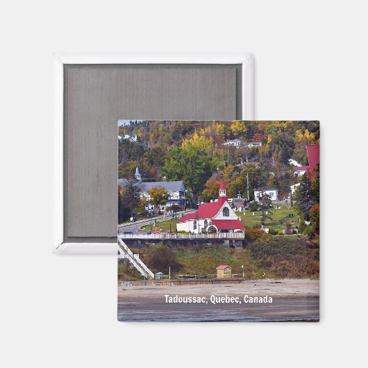 Aimant Tadoussac, Québec, Canada (Recto/Verso)