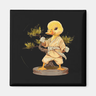 Aimant Taekwondo Canard Arbre Bonsaï Arts Martiaux Karaté