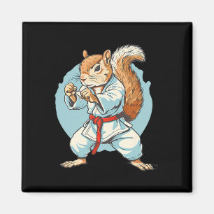 Aimant Taekwondo Écureuil Kung Fu Kickboxing Karaté Marti