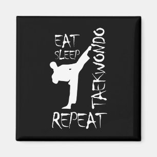 Aimant Taekwondo Mange Sleep Taekwondo Répéter Martial Ar